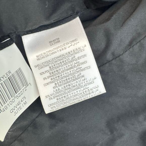 BCBG Max Azria Skyler Faux Suede Laser Cut Asymmetrical Full Zip Jacket Size M - Picture 7 of 8